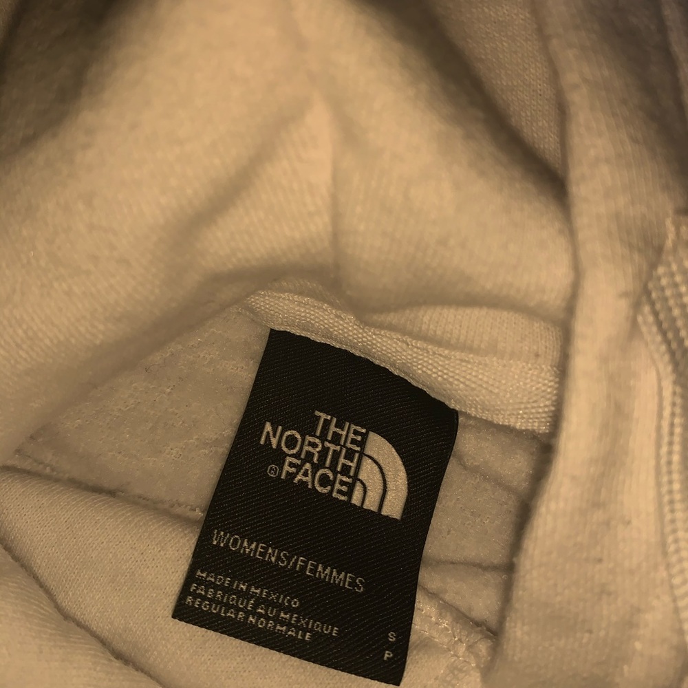 White North Face hoodie